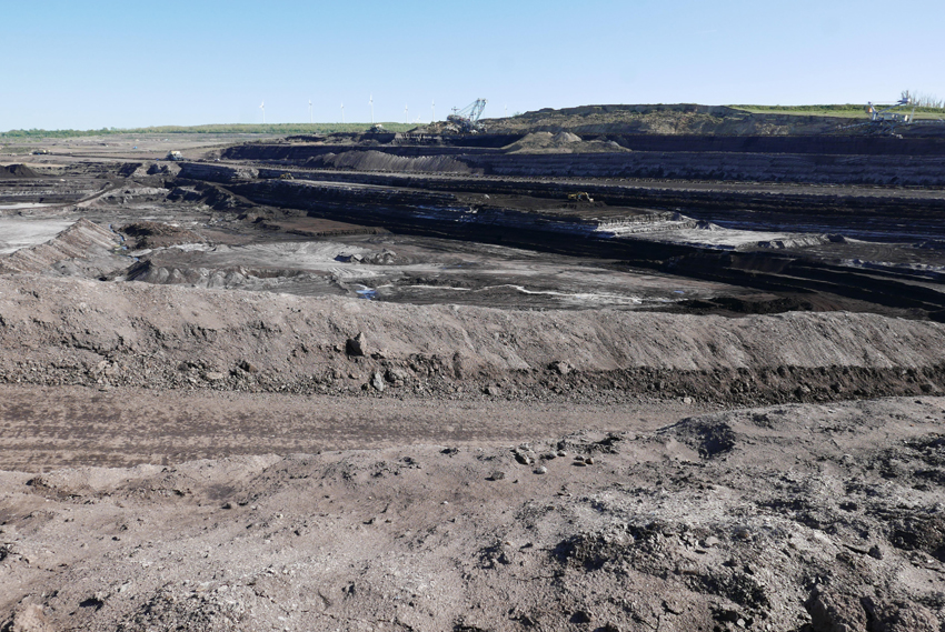 Min-Geo Blick in den Tagebau Amsdorf