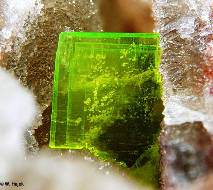 Mineralienfundpunkte des Erzgebirges