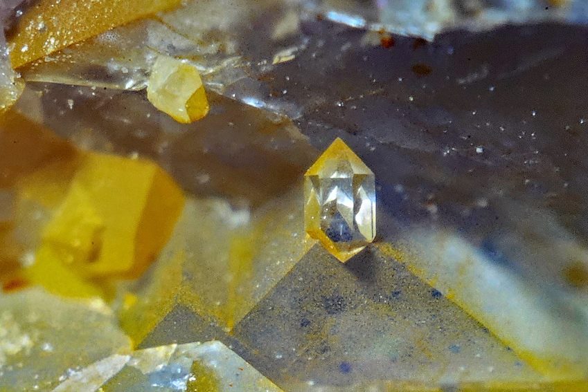 Glück Auf Flußspatgrube Niederschlag im Erzgebirge
